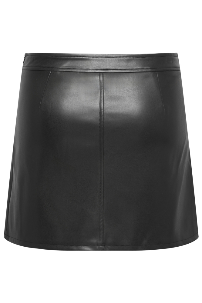 Only zwarte dames rok | Achteraanzicht