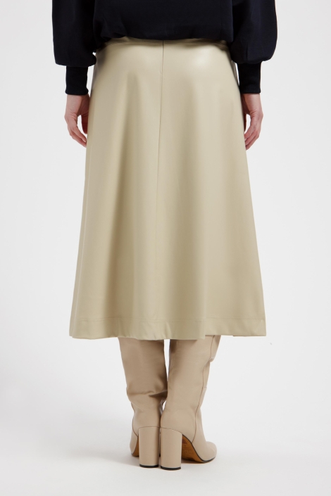 Lady Day ecru dames rok | Model achteraanzicht