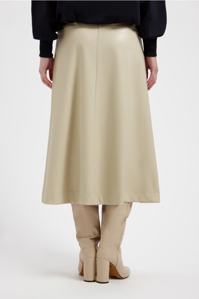 Lady Day ecru dames rok | Model achteraanzicht