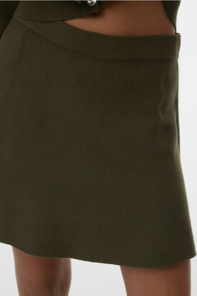 Vero Moda groene dames rok | Close up