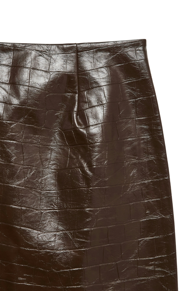 Vero Moda bruine dames rok | Close up
