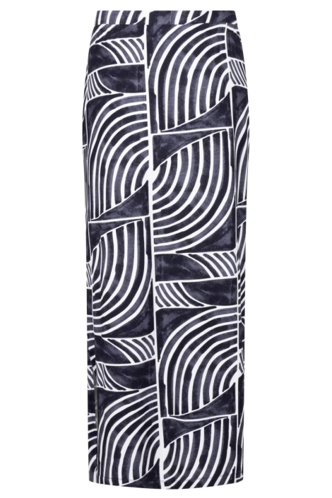 Zoso blauwe dames rok | Achteraanzicht