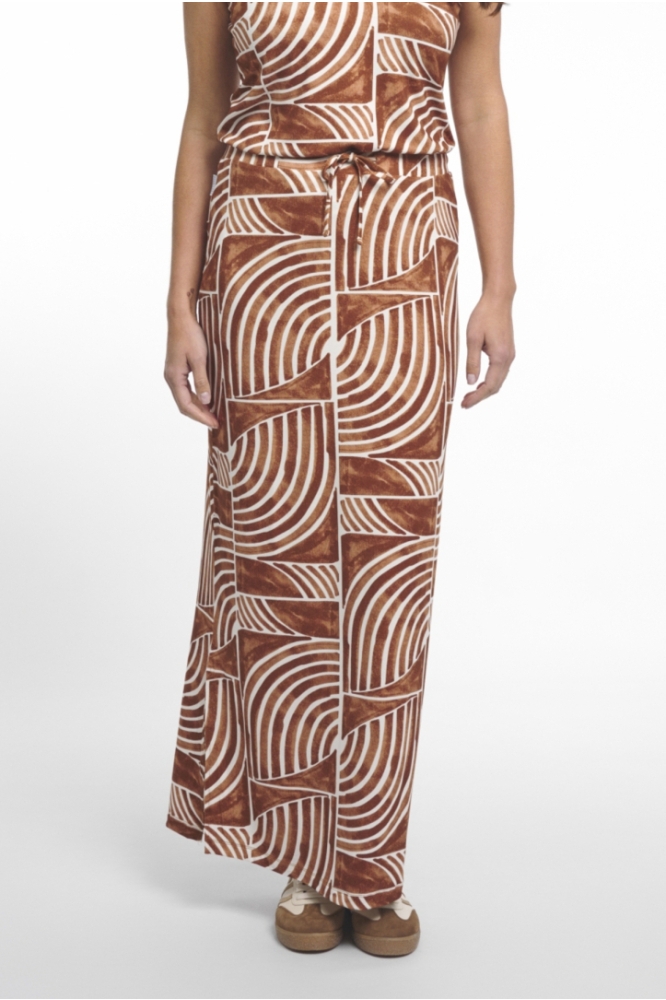 Zoso camel dames rok | Model vooraanzicht