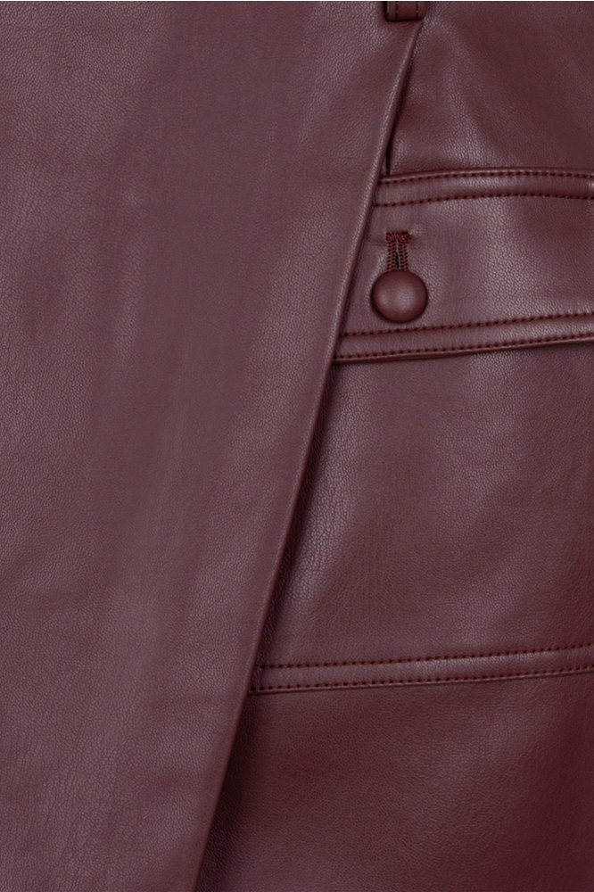 EsQualo bordeaux dames rok | Close up
