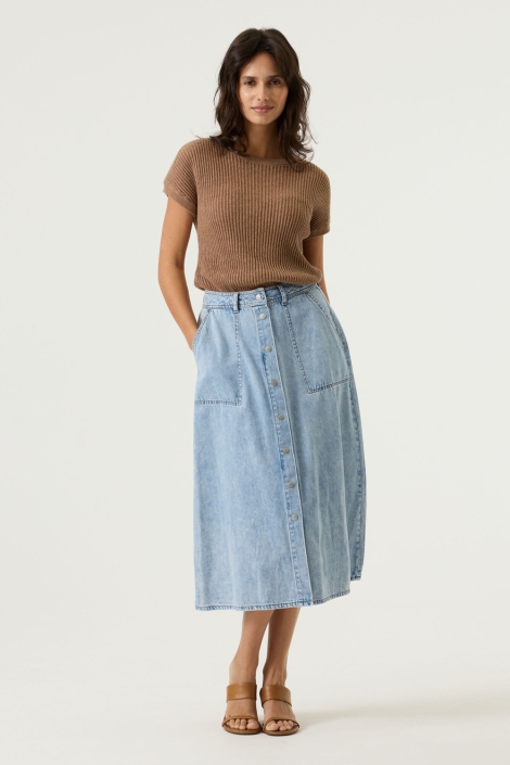 Garcia blauwe dames rok | Model