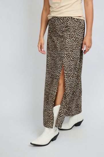 Fluresk Rok MILAGROS SKIRT 26ZFF01 001014 BLACK/SAND