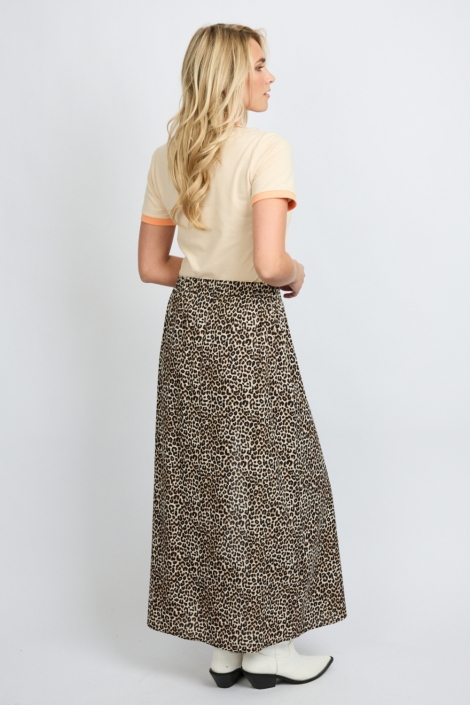 Fluresk zwarte dames rok | Model