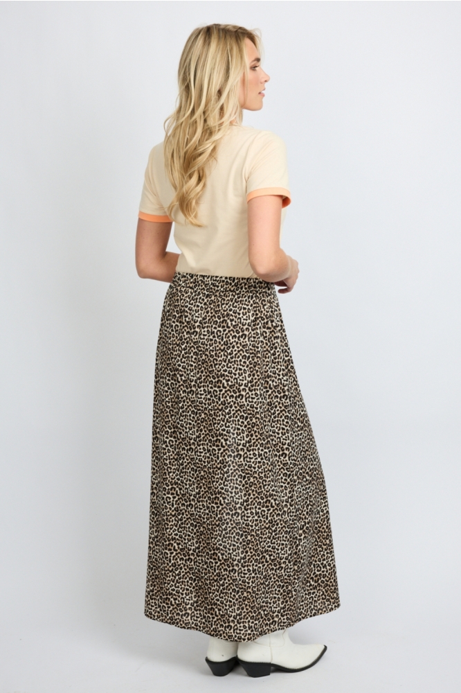 Fluresk zwarte dames rok | Model