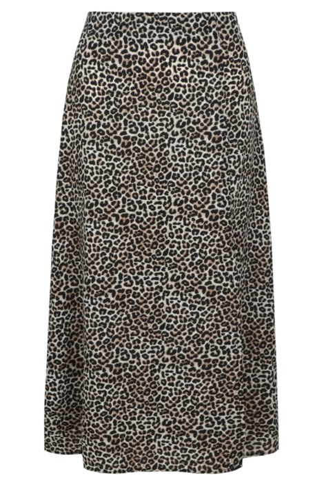 Fluresk zwarte dames rok | Vooraanzicht