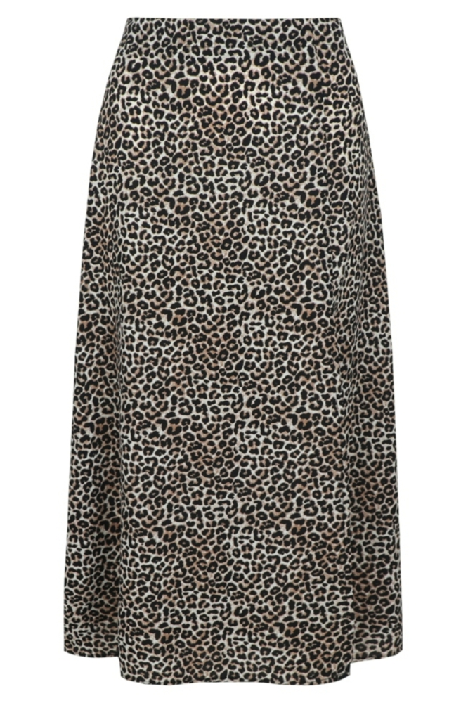 Fluresk zwarte dames rok | Vooraanzicht