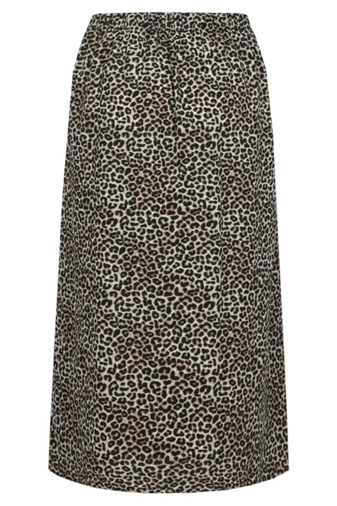 Fluresk zwarte dames rok | Achteraanzicht