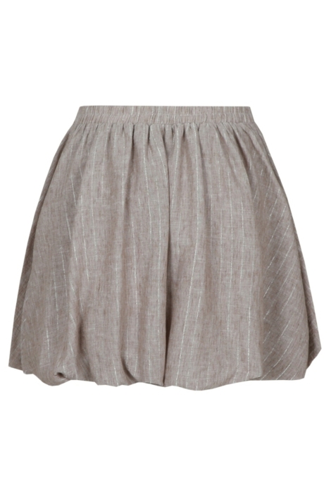 Fluresk bruine dames rok | Achteraanzicht