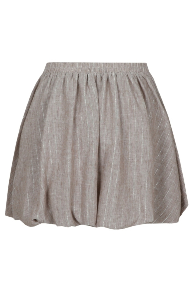 Fluresk bruine dames rok | Achteraanzicht