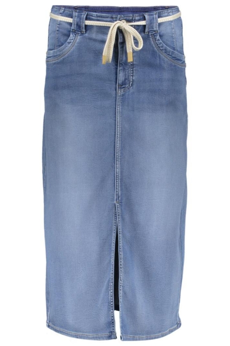 Geisha blauwe dames rok | Vooraanzicht