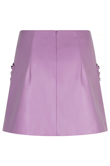 Studio Amaya paarse dames rok | Achteraanzicht