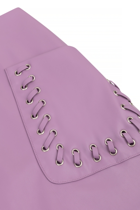 Studio Amaya paarse dames rok | Close up