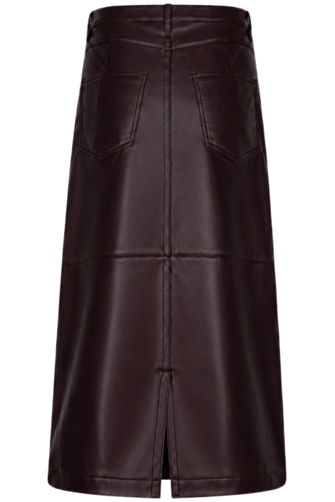 Red Button bordeaux dames rok | Achteraanzicht