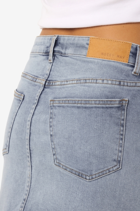 Noisy may blauwe dames rok | Close up