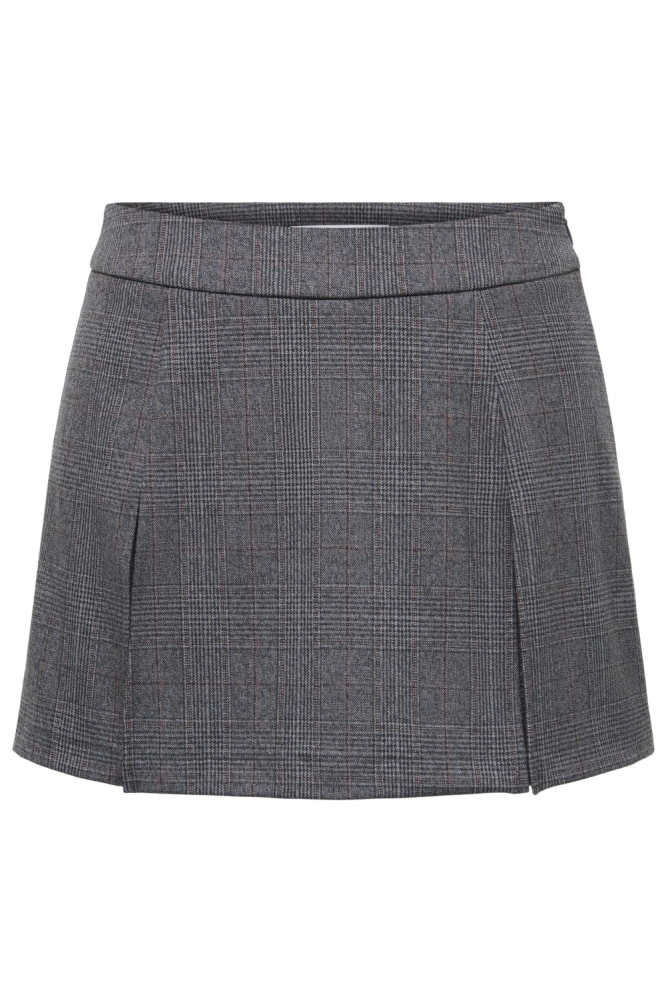 Only grijze dames korte broek | Vooraanzicht