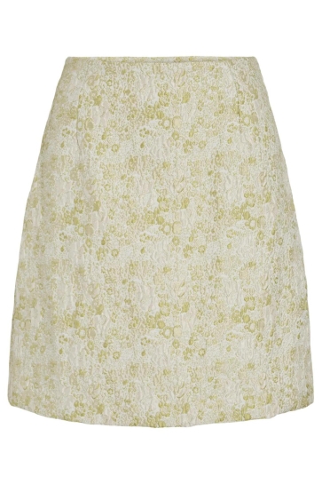 Vila Rok VIKAIA HW JACQUARD SHORT SKIRT/DC 14113537 Smoke Green/JACQUARD