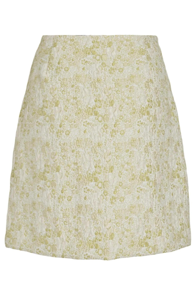 Vila groene dames rok | Achteraanzicht