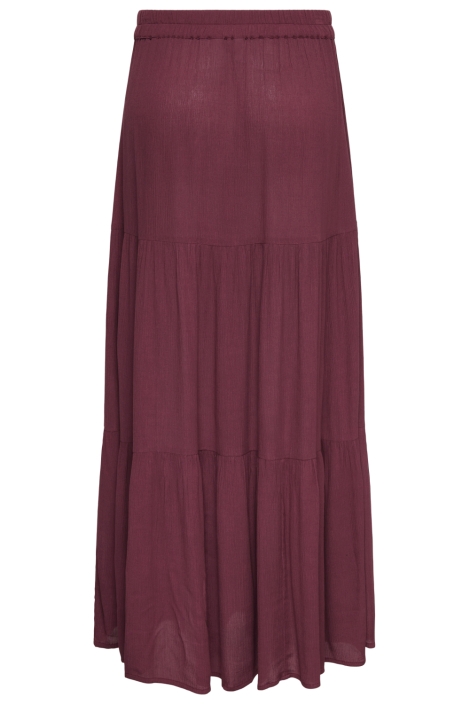 Only bordeaux dames rok | Achteraanzicht