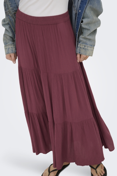 Only bordeaux dames rok | Model