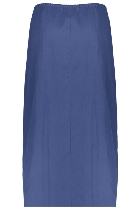 Geisha blauwe dames rok | Achteraanzicht