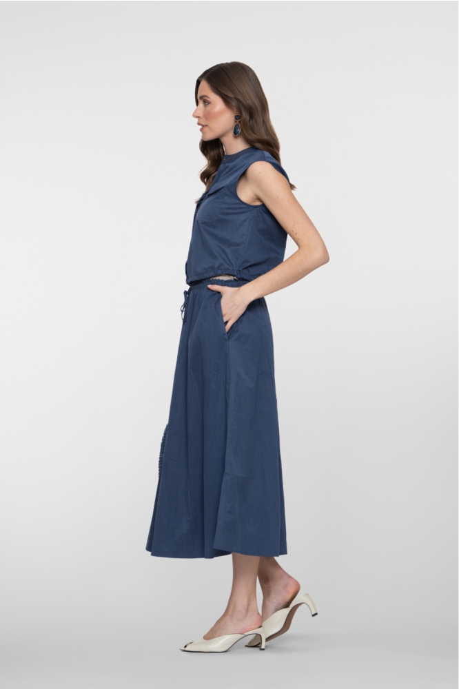 Geisha blauwe dames rok | Model