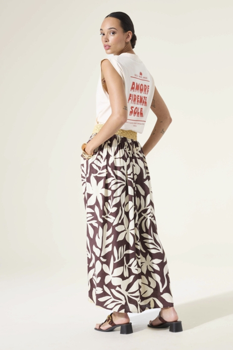 Garcia bruine dames rok | Vooraanzicht