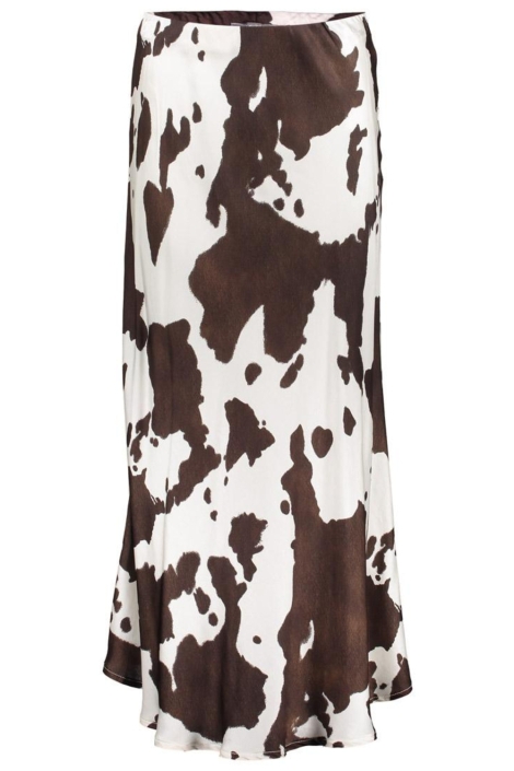 Geisha witte dames rok | Achteraanzicht