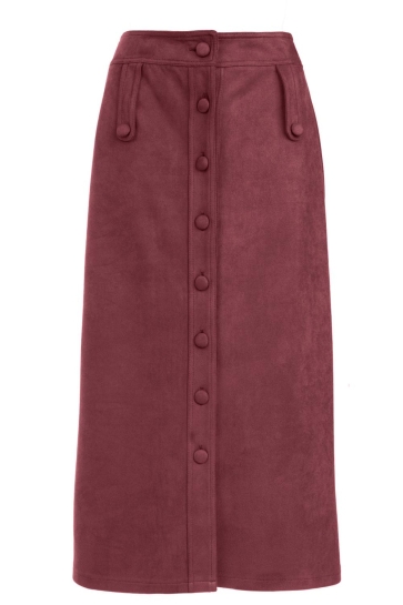 NED Rok JELSA RMJ SUEDINE 26W U127 26 561 Cabernet Red