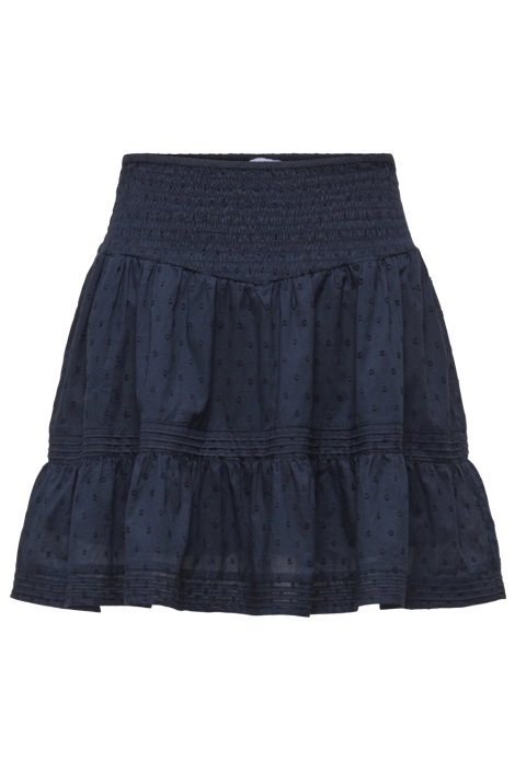 Only blauwe dames korte broek | Vooraanzicht