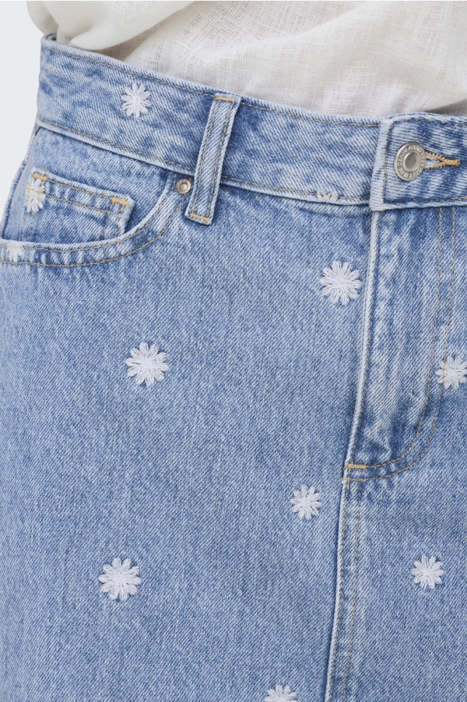 Only blauwe dames rok | Close up