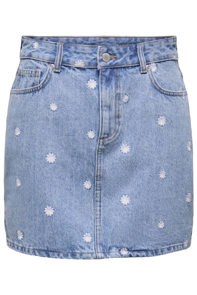 Only blauwe dames rok | Vooraanzicht