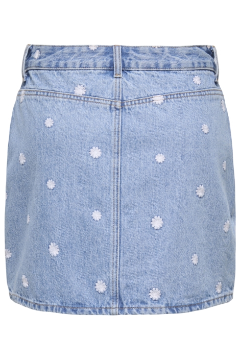 Only blauwe dames rok | Achteraanzicht