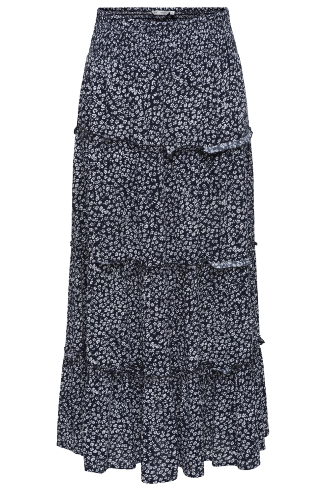 Only blauwe dames rok | Vooraanzicht