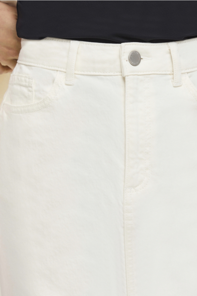 Vila ecru dames rok | Close up