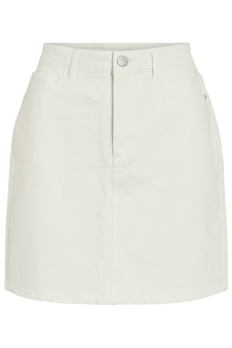 Vila ecru dames rok | Vooraanzicht