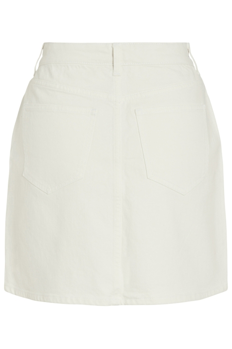 Vila ecru dames rok | Achteraanzicht