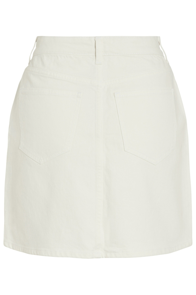 Vila ecru dames rok | Achteraanzicht