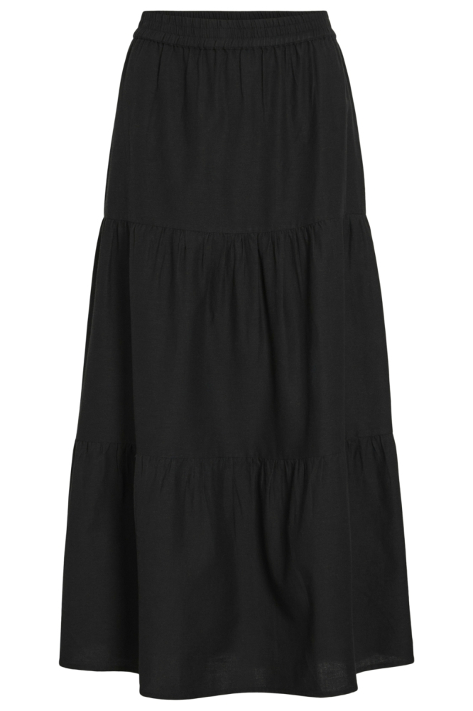 Vila zwarte dames rok | Vooraanzicht