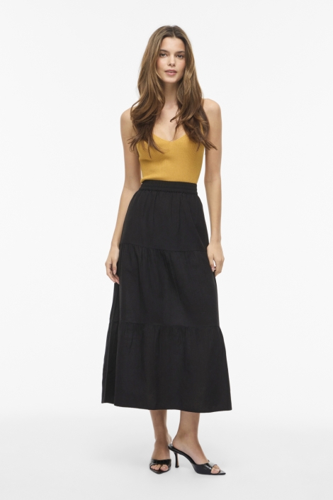 Vila zwarte dames rok | Model