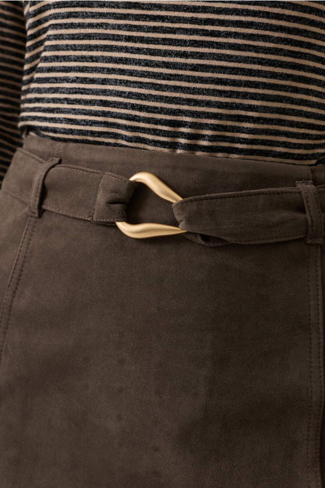 Garcia bruine dames rok | Close up