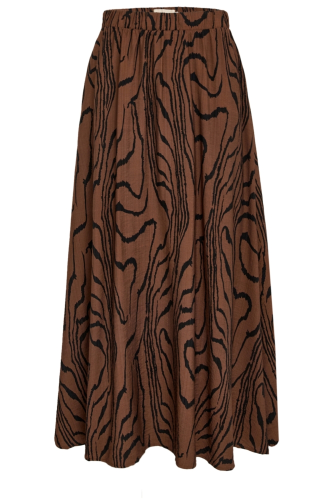 Peppercorn bruine dames rok | Vooraanzicht