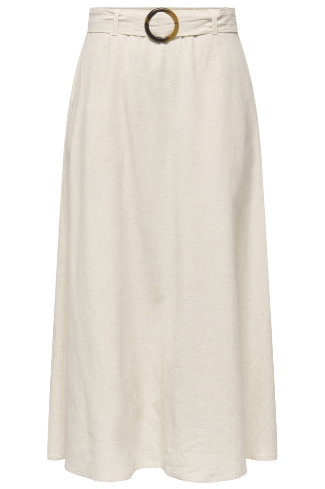 Jacqueline de Yong beige dames rok | Vooraanzicht