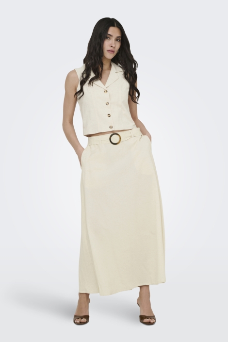 Jacqueline de Yong beige dames rok | Model