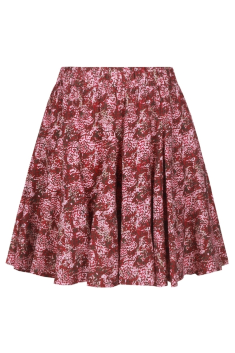 Fluresk roze dames rok | Vooraanzicht