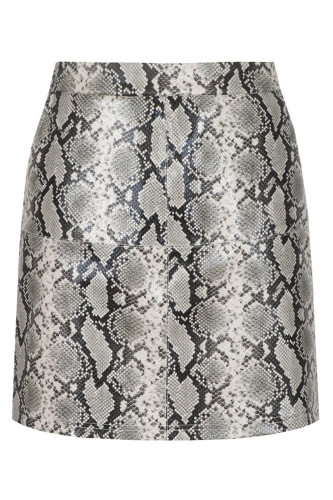 Fluresk beige dames rok | Vooraanzicht