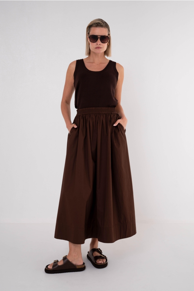 Maicazz bruine dames rok | Model